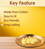 Pure Cow Ghee Wicks (Wax Free)