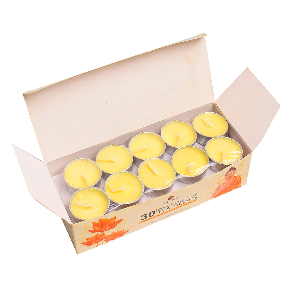 Tibetan Buddhist Butter/ Pure Cow Ghee Tea Light