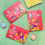 Kreations Organic Gulal Holi Colors set of 3 (Red Pack)