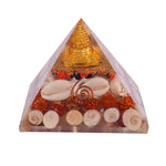 Large Orgonite Shri Yantra Gomti Chakra Pyramid