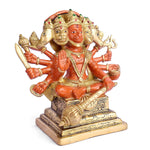 7.1 Inch Panchmukhi Hanuman Brass Idol (Kesari Nandan Statue)