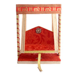 Laddu Gopal Ji Jhula with Radhe Radhe Print