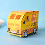ICE-CREAME Organic Gulal Holi Colors Set of 10 with with Distinctive Car Box Packaging
