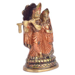 5.4 Inch Radha Krishna Pair Idol for Home Temple Decor
