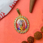 Infinite Love: Radha Krishna Locket of Affection