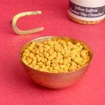 Yellow Chandan Tika (Saffron Chandan Tilak) Danedar