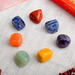7 Chakra Tumble Stone Kit for Healing, Balance & Meditation