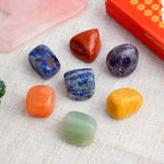 7 Chakra Tumble Stone Kit for Healing, Balance & Meditation