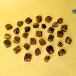 Natural Tiger Eye Tumble Stone for Reiki Healing & Protection