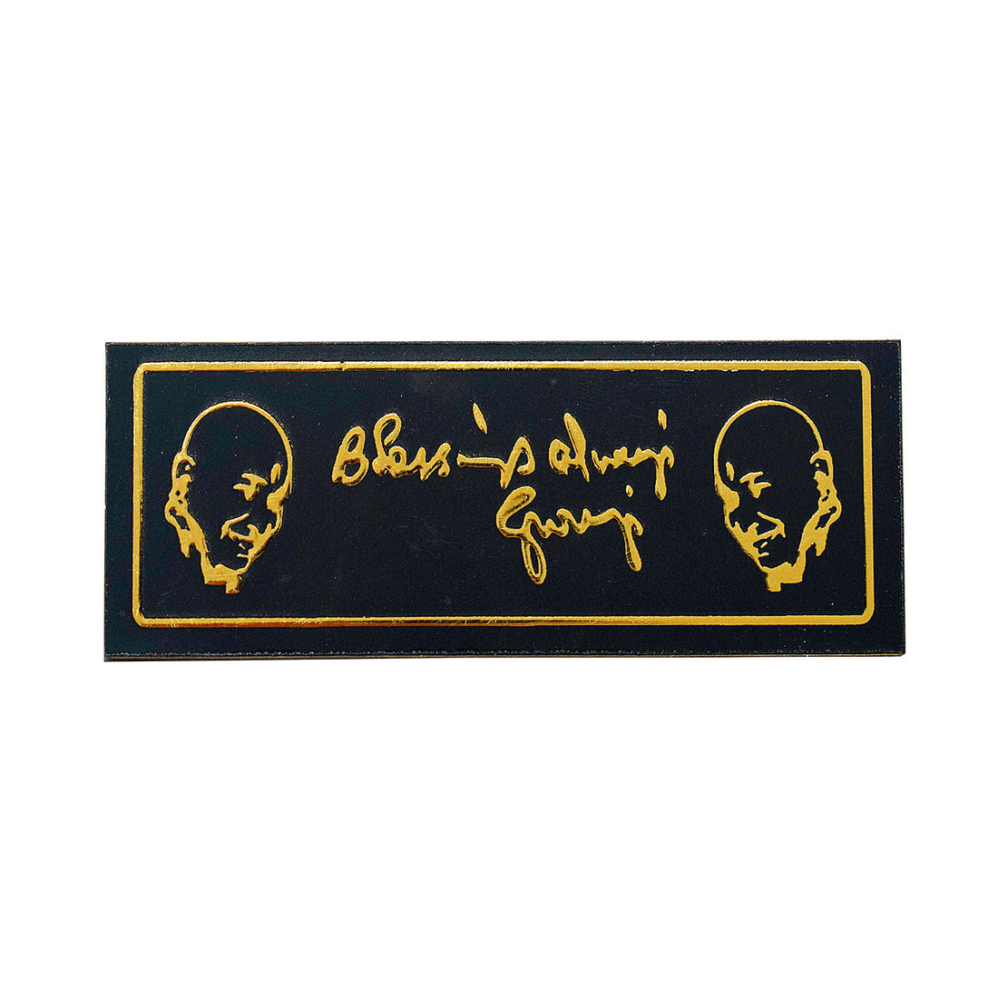 Blessings from Guruji: Lively Wooden Magnets Perfect for Versatile Home Decoration