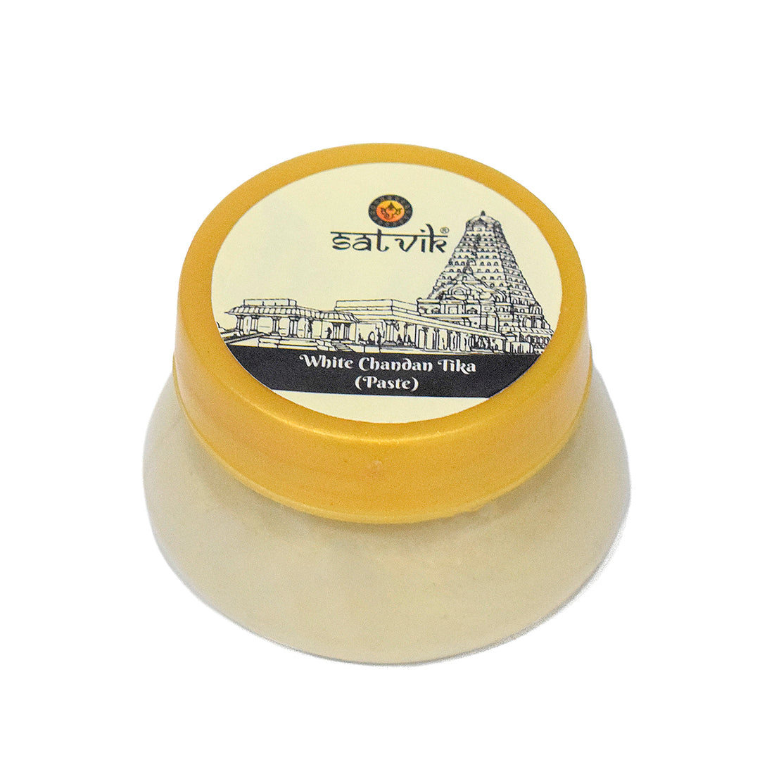 White Chandan/Gopi Chandan Tika Paste (Safed Chandan Tilak)