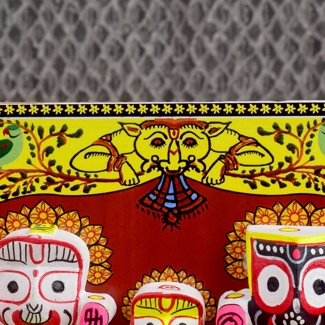 Compact Wooden Jagannath Murti