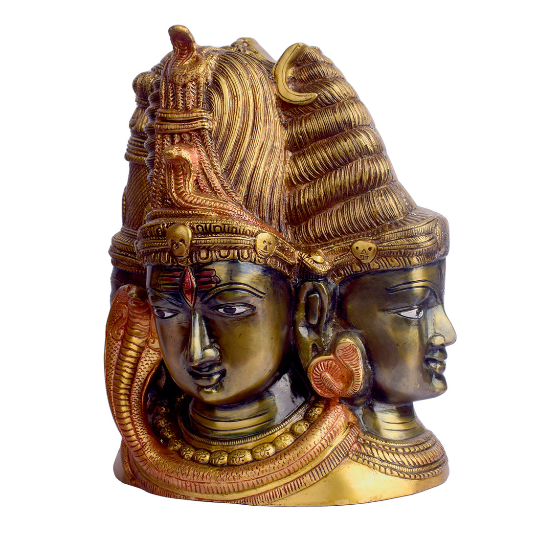 11.4 Inch Beautiful Brass Shiv Ji Idol