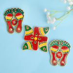 Glowing Celebrations Unique Diwali Stickers s Set of 3