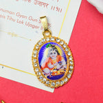 Sacred Serenity: Kanha Ji's Graceful Neck Pendant