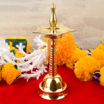 7.6 Inch Elegant Brass Kerala Inauguration Diya