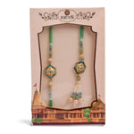 Unique Beaded Bhaiya Bhabhi Rakhi Set