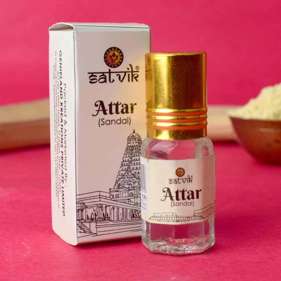 Attar Perfume Bottle For Pooja