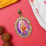 Divine Radiance: Mata Ji's Graceful Embrace Pendant