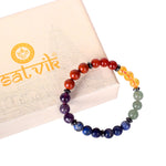 7 Chakra Beaded Bracelet Stretchable Spiritual Wear