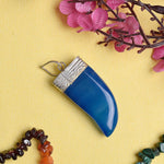 Natural Crystal Horn-Shaped Pendant