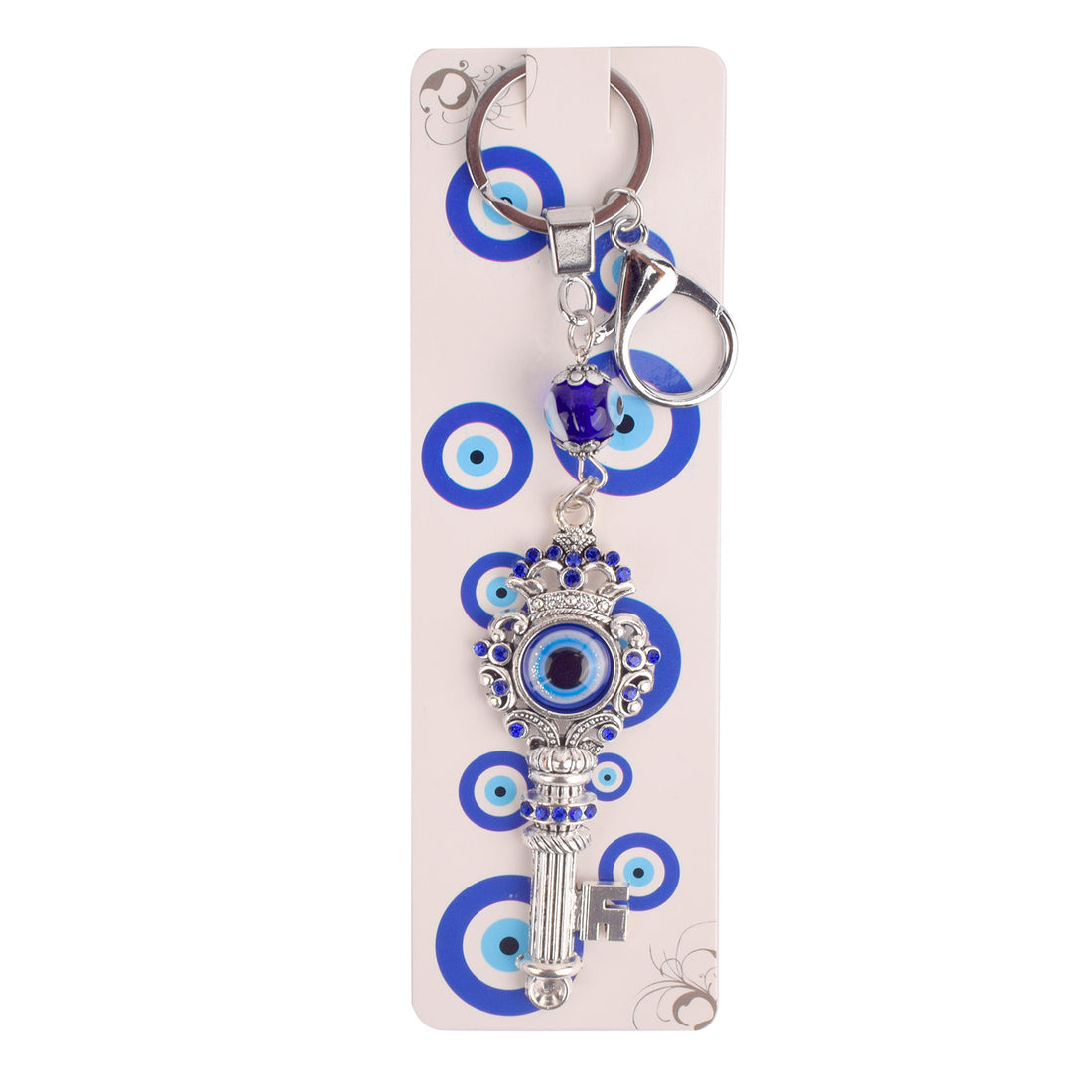 Lucky Evil Eye Open Door Key chain for Protection and Good Luck