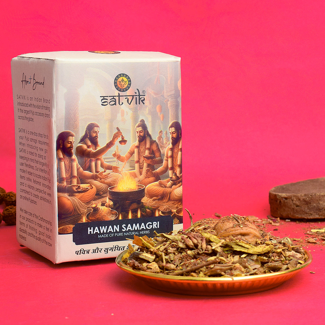 Hawan Kund with Samidha, Samagri, Navgrah, Moli & Gangajal – (Combo Pack)