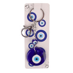 Metal Blue Evil Eye Keychain for Keys and Bags – Perfect Gift