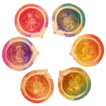 Sacred Glow Authentic Clay Diyas for Diwali Set of 6