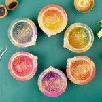 Sacred Glow Authentic Clay Diyas for Diwali Set of 6