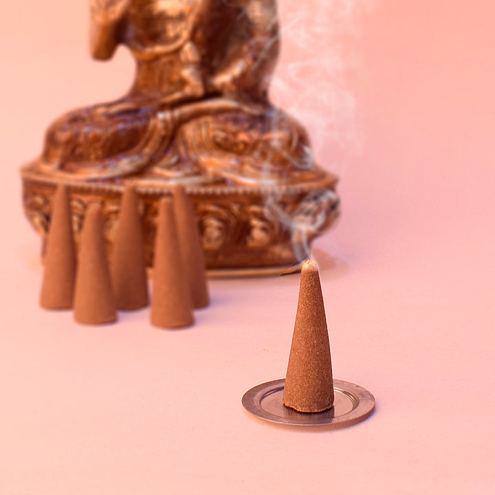 Nag Champa Incense Cone (2 Inch) Puja Store Online Pooja Items Online Puja Samagri Pooja Store near me www.satvikstore.in