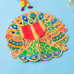 Colourful Matka & Leaf Embroidered Laddu Gopal Dress (Assorted)