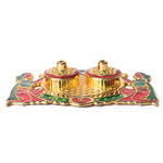 Traditional Design Kumkum Container for Rituals