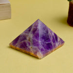 Natural Amethyst Pyramid Reiki Healing and Crystal Healing Stone