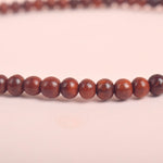 Certified 6mm 100% Original Authentic Pure Red Sandalwood Jap Mala (Andhra Pradesh)