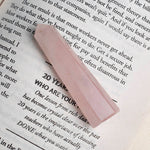 Natural Rose Quartz Healing Massager Stick, Jumbo Wand for Reiki Healing