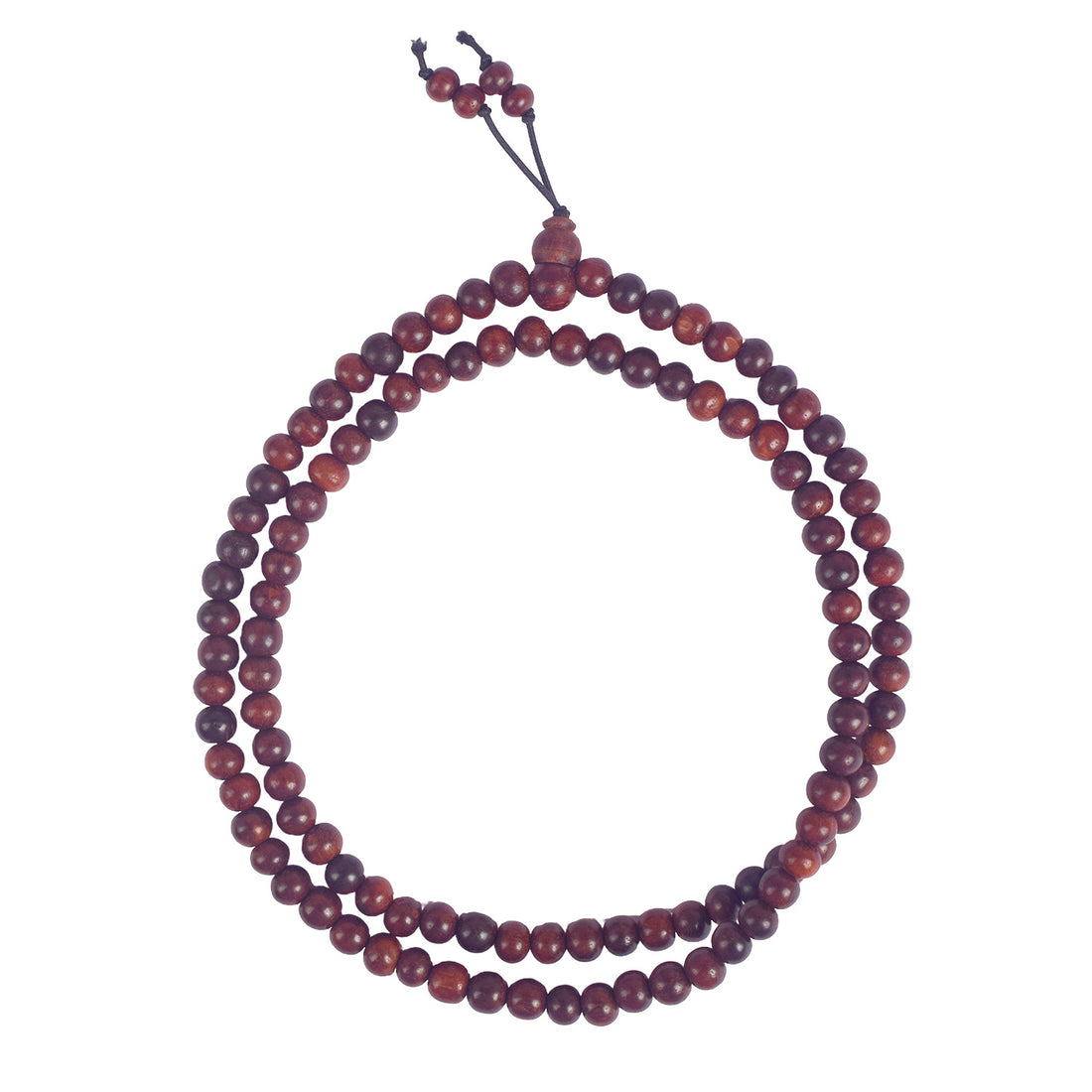 Certified 6mm 100% Original Authentic Pure Red Sandalwood Jap Mala (Andhra Pradesh)