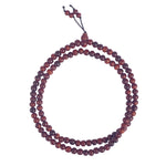 Certified 6mm 100% Original Authentic Pure Red Sandalwood Jap Mala (Andhra Pradesh)