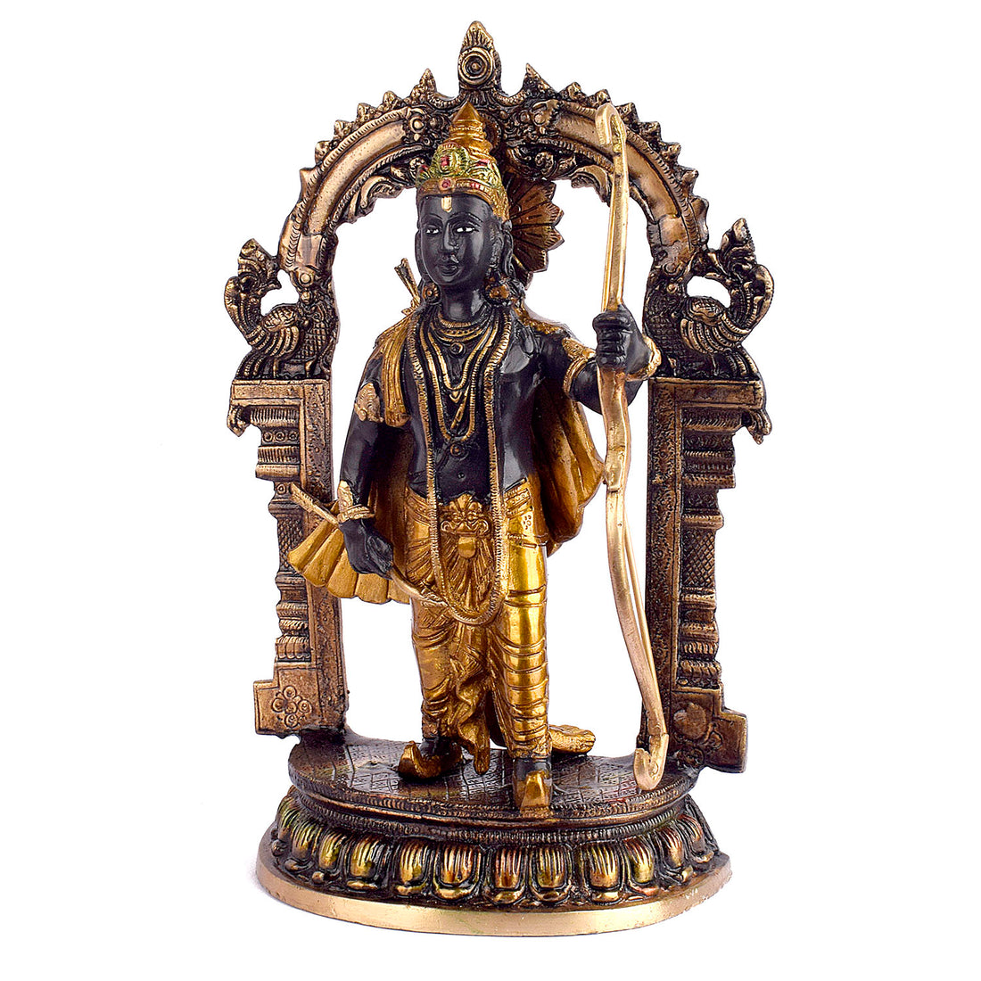 12.7 Inch Brass Ram Statue: A Symbol of Strength and Grace
