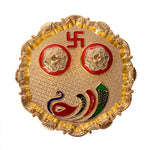Exquisite Kumkum Holder Adorned with Tradition