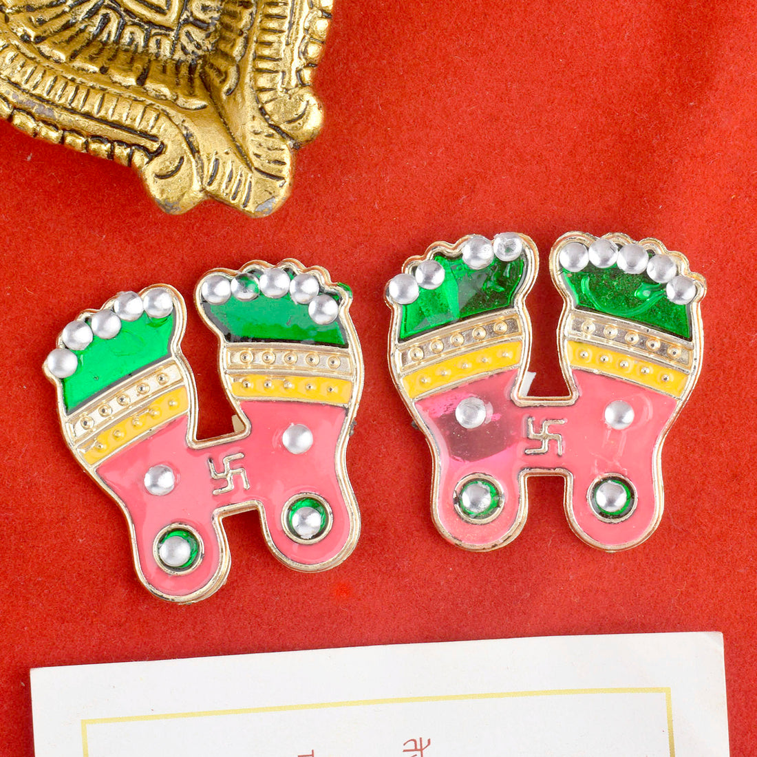 Festival of Lights Beautiful Charan Paduka Set of 2