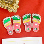 Festival of Lights Beautiful Charan Paduka Set of 2