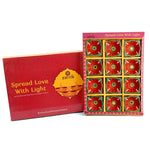 Illuminated Festivities Artisanal Clay Diyas for Diwali Set of 12