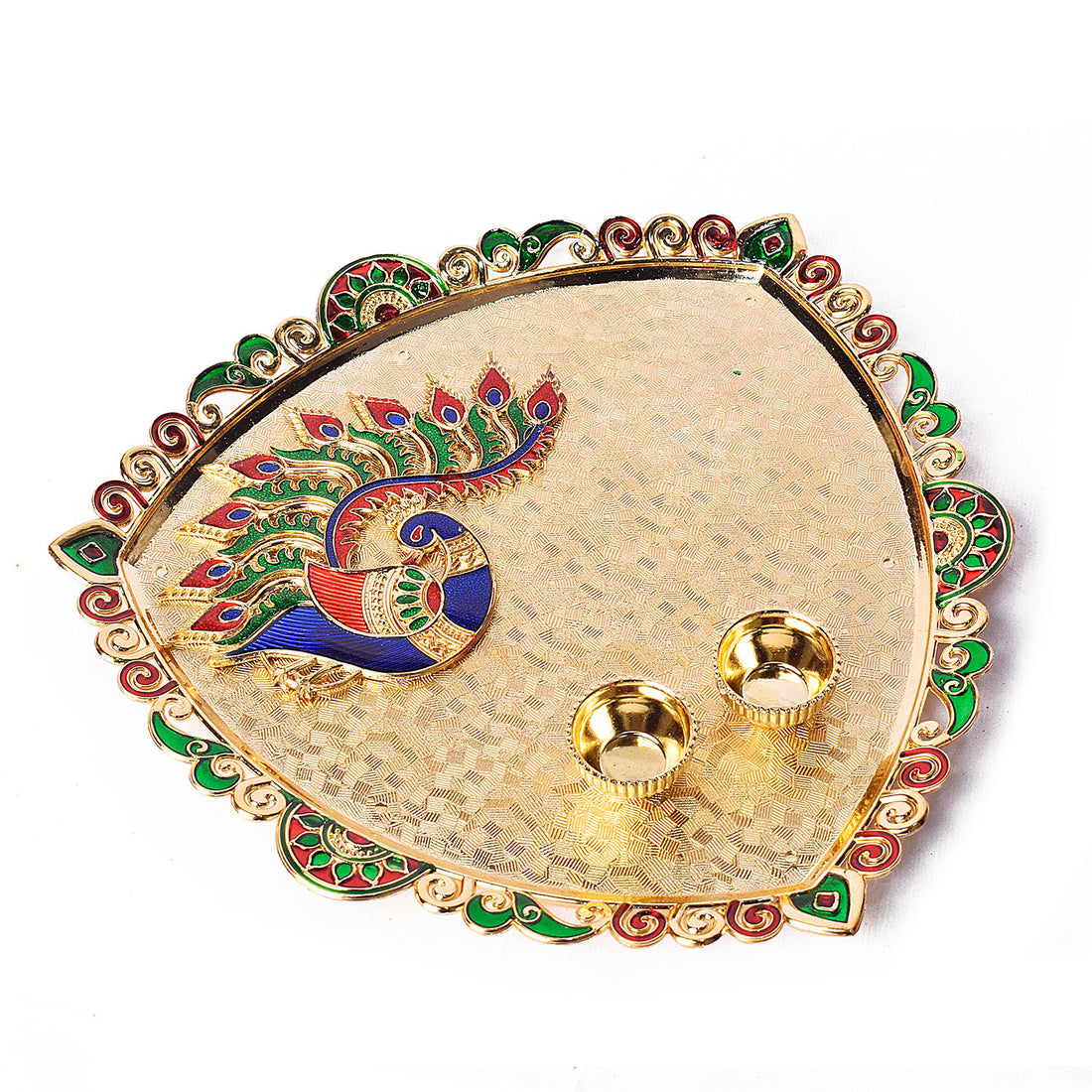 Classic Kumkum Holder with Precision Patterns