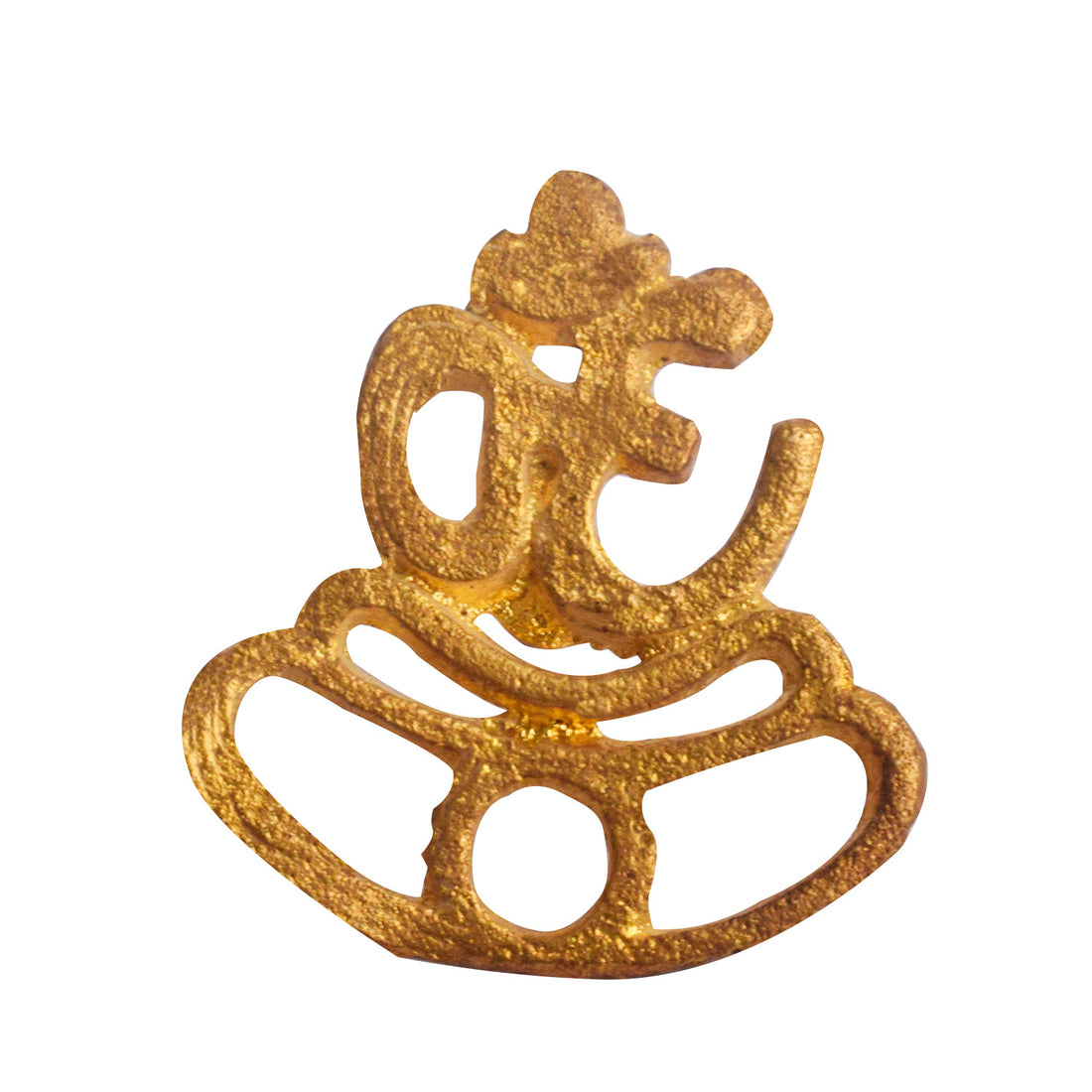 Om With Tripund Tilak Stamp Deity Ornament