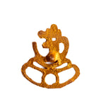Om With Tripund Tilak Stamp Deity Ornament