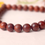 12mm 27 Bead Red Chandan Mani Mala