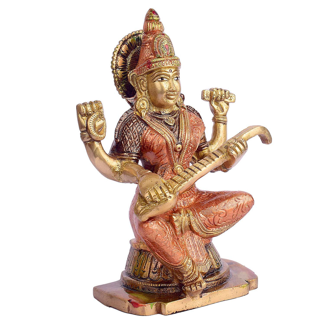 8.7 Inch Goddess Saraswati Mata Idol