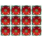 Illuminated Festivities Artisanal Clay Diyas for Diwali Set of 12