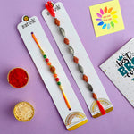 Rudraksha Rakhi Set of 2